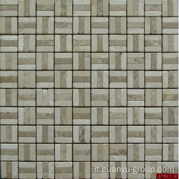 Mosaico naturale in marmo, mosaico in pietra, mosaico a 3 m